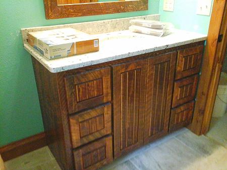 Rough Sawn Cabinet Henry's Woodworking Pine River MN