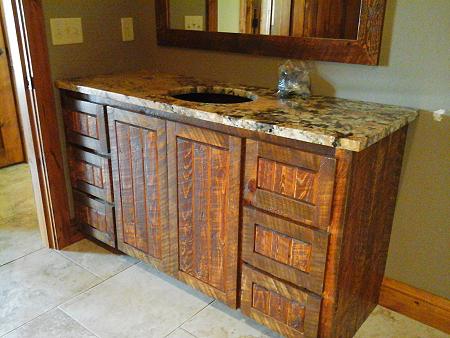 Rough Sawn Cabinet Henry's Woodworking Pine River MN