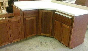 Kitchen redwood cabinet - Henryswoodworking.com